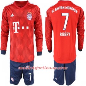 Maillot/Tenue Bayern Munich Ribery 7 Enfant Domicile 2018/2019 Manche Longue